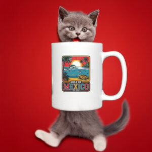 Anti Trump - Gulf of Mexico Shirt Retro Gulf Coast Crewneck Texas Alabama Florida Beach Mug