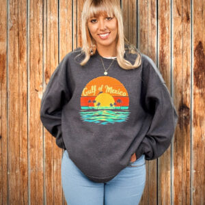 Awesome Gulf of Mexico Beach Palms Summer Vacation T-Shirt