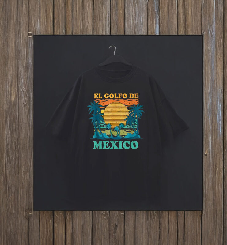 El Golfo De México Retro Beach Gulf Of Mexico T-Shirt