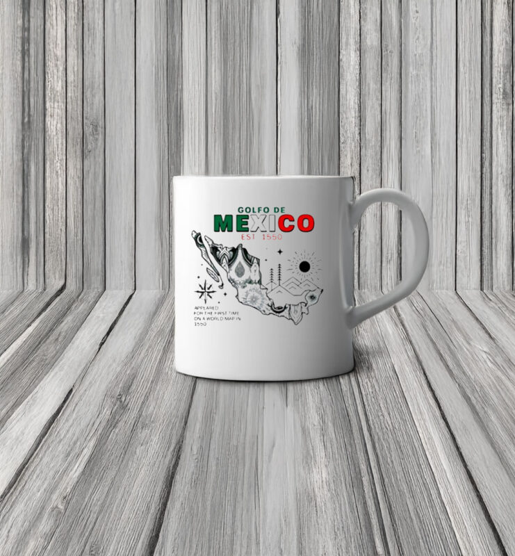 Golfo De Mexico Est 1550 Appeared For The First Time On A World Map Mug