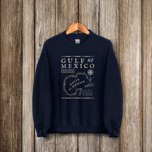 Gulf Of Mexico 1672 Mexico Map T-Shirt