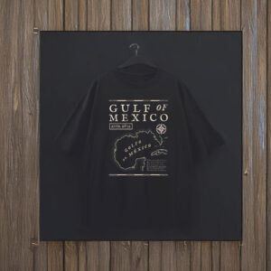 Gulf Of Mexico 1672 Mexico Map T-Shirt