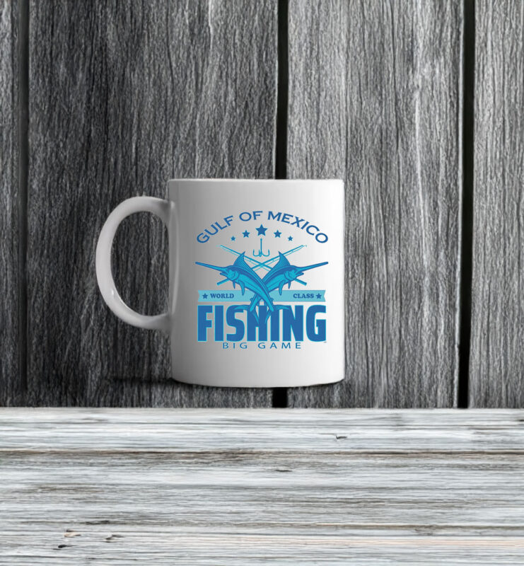 Gulf Of Mexico Coast Fishing Big Game Mug
