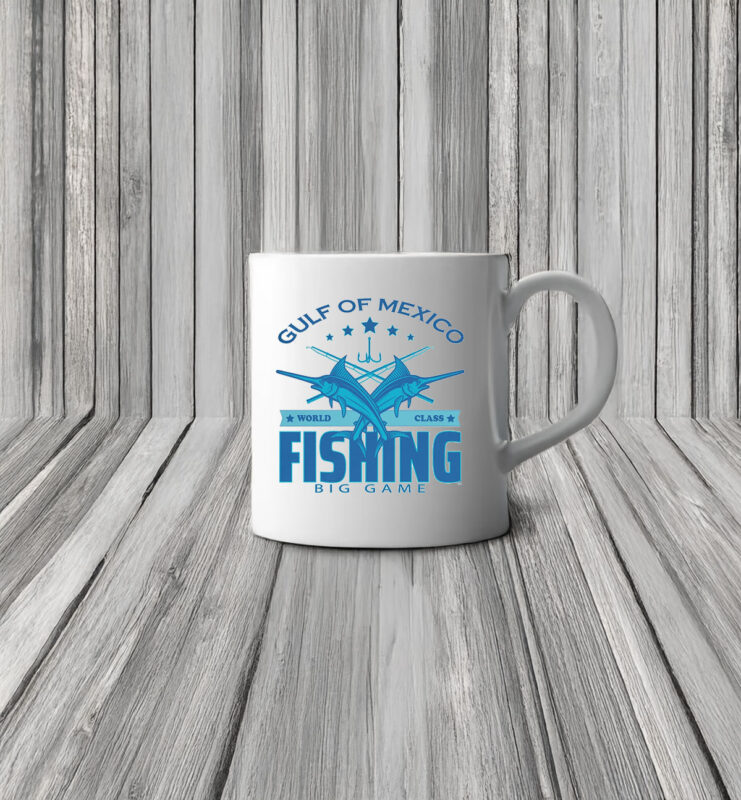 Gulf Of Mexico Coast Fishing Big Game Mug