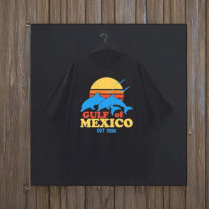 Gulf Of Mexico Est 1550 Historic Aesthetic T-Shirt