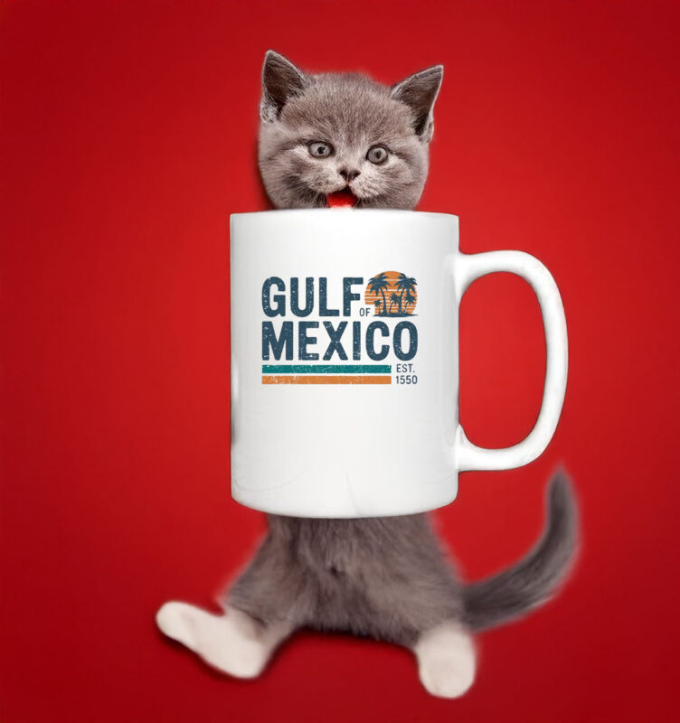 Gulf Of Mexico Est 1550 - Texas Alabama Mississippi Florida Beach Mug