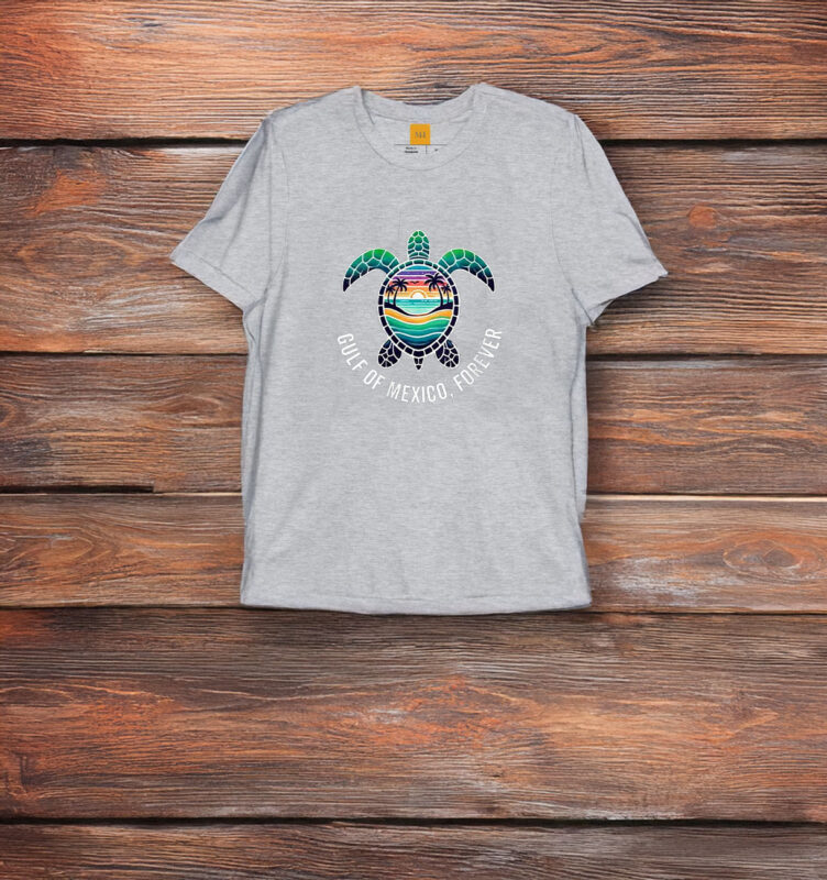 Gulf Of Mexico Forever Mexican Turtle T-shirts