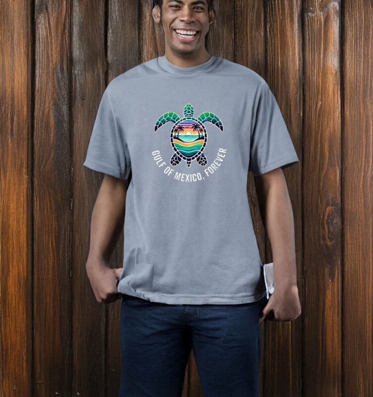 Gulf Of Mexico Forever Mexican Turtle T-shirts