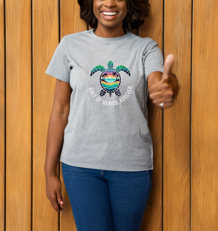 Gulf Of Mexico Forever Mexican Turtle T-shirts