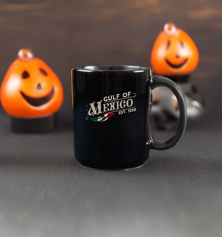 Gulf Of Mexico Mug - With Mexico Flag
