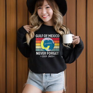 Gulf Of Mexico Never Forget 1519 2025 T-Shirt