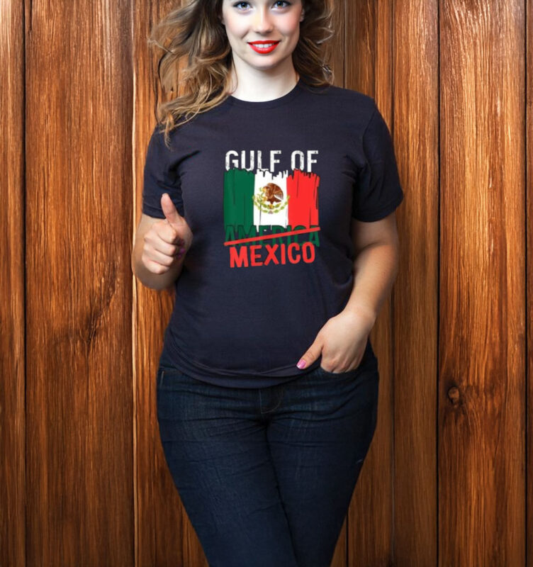 Gulf Of Mexico Not America Usa Flag - Mexico T-Shirt