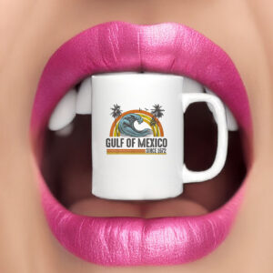 Gulf Of Mexico Since 1672 Vintage Beach Summer Vacation Men Mug