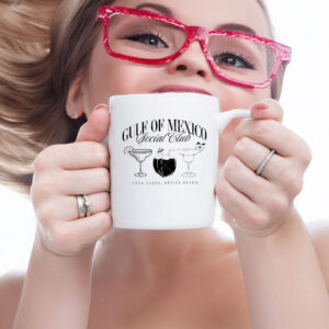 Gulf Of Mexico Social Club Progressive Liberal Summer Beach Mug