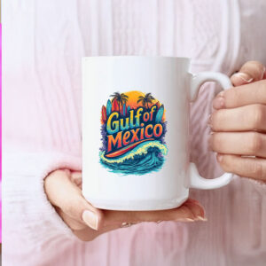 Gulf Of Mexico Surfing Beach Waves Tropical Sunset Coastal Mug