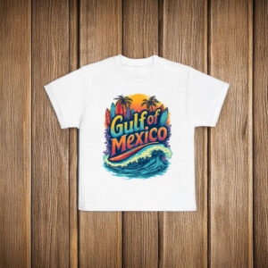 Gulf Of Mexico Surfing Beach Waves Tropical Sunset Coastal T-shirt