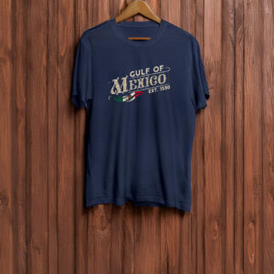 Gulf Of Mexico T Shirt - With Mexico Flag