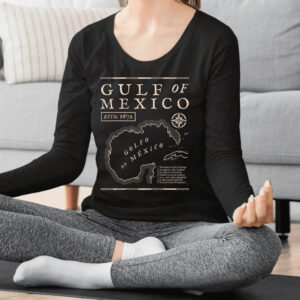 Gulf of Mexico 1672 Historic Map T-Shirt