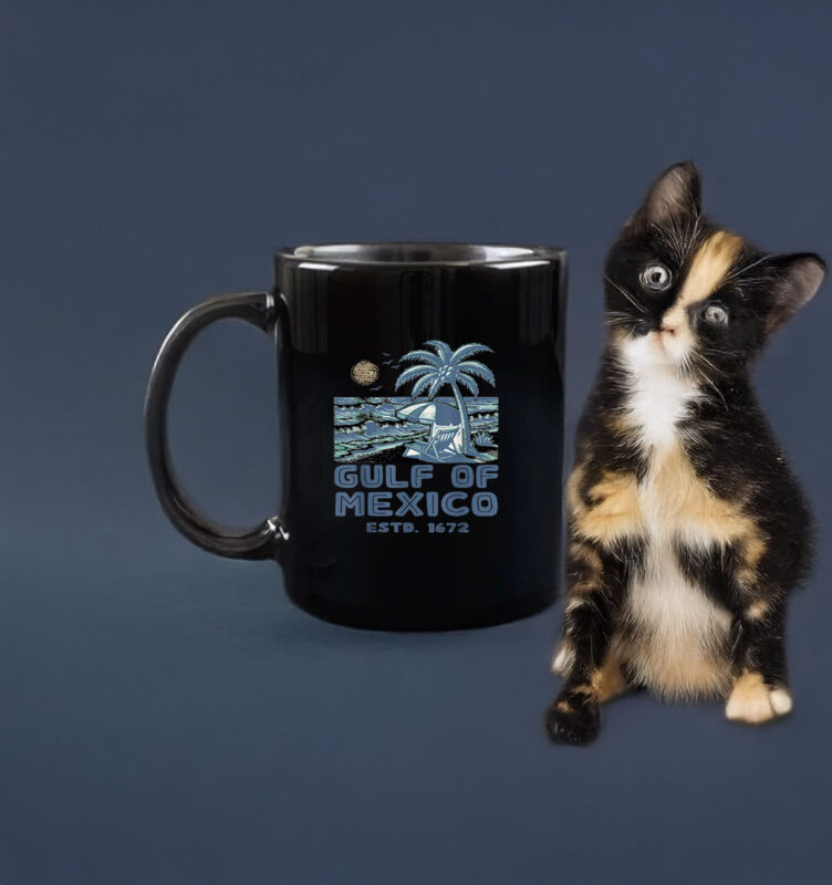 Gulf of Mexico 1672 Vintage Beach - Gulf of Mexico Forever Mug