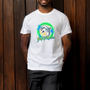 Gulf of Mexico Dolphin FDT Double Sided Funny Anti Trump Graphic T-Shirt