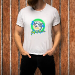 Gulf of Mexico Dolphin FDT Double Sided Funny Anti Trump Graphic T-Shirt