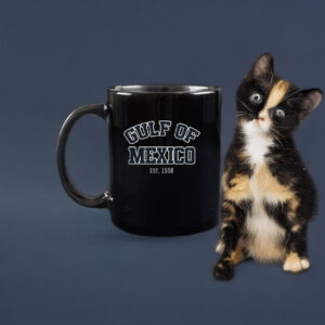 Gulf of Mexico Embroidered - Texas Alabama Mississippi Florida Beach est 1550 Mug