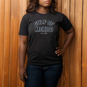 Gulf of Mexico Embroidered - Texas Alabama Mississippi Florida Beach est 1550 T-Shirt