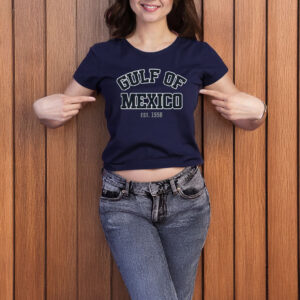 Gulf of Mexico Embroidered - Texas Alabama Mississippi Florida Beach est 1550 T-Shirt