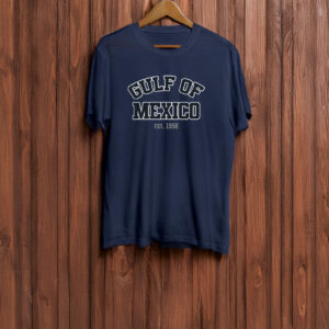 Gulf of Mexico Embroidered - Texas Alabama Mississippi Florida Beach est 1550 T-Shirt