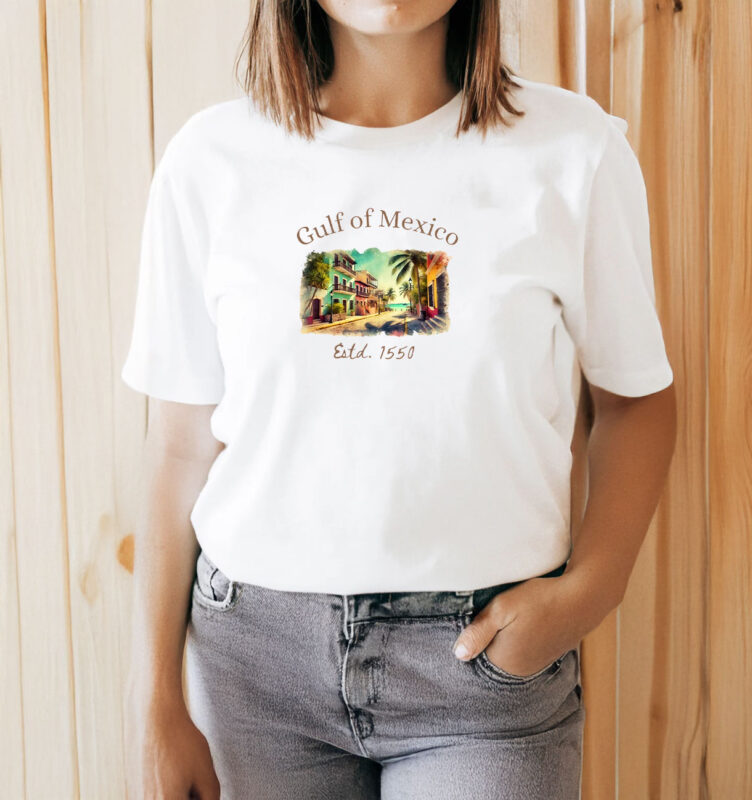 Gulf of Mexico Est 1550 Gulf Coast Historical Gulf of Mexico T-Shirt