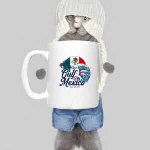 Gulf of Mexico Est 1550 Mug , Anti Gulf Of America