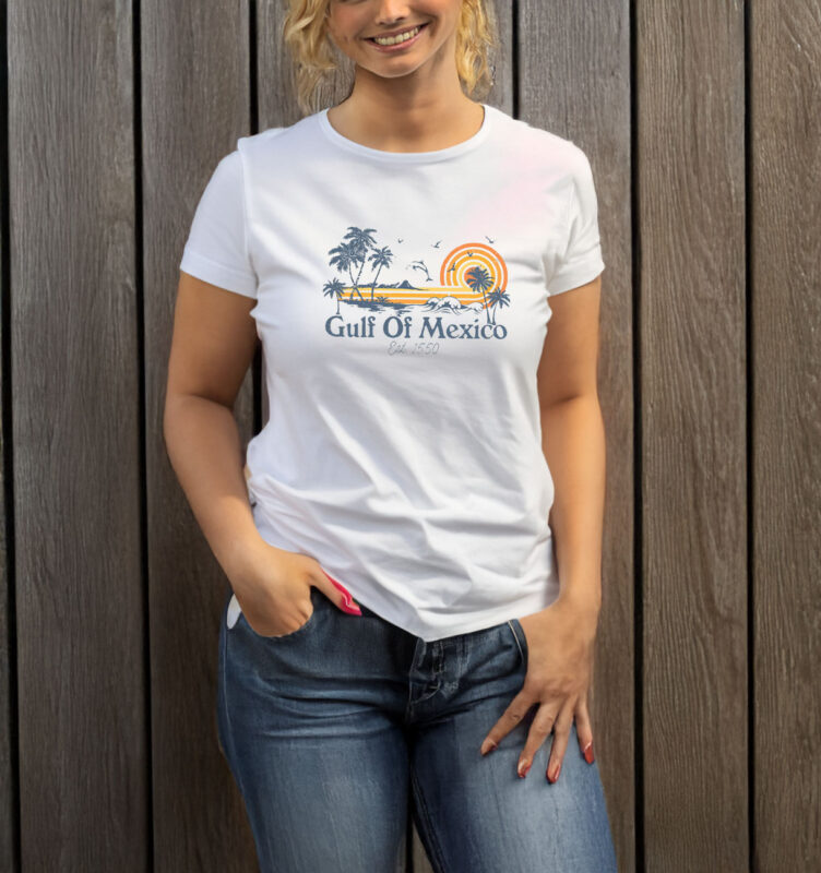 Gulf of Mexico Est 1550 - Vintage Gulf of Mexico Since 1550 T-Shirt