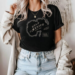 Gulf of Mexico Map Crewneck Shirt
