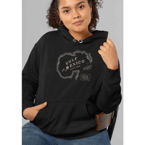 Gulf of Mexico Map Since 1550 Hoodie