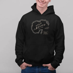 Gulf of Mexico Map Since 1550 Hoodie
