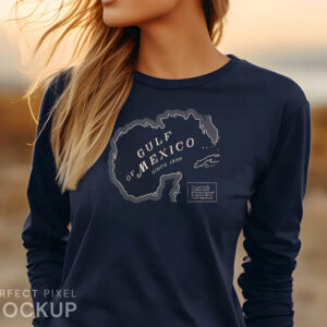 Gulf of Mexico Map Unisex T-Shirt