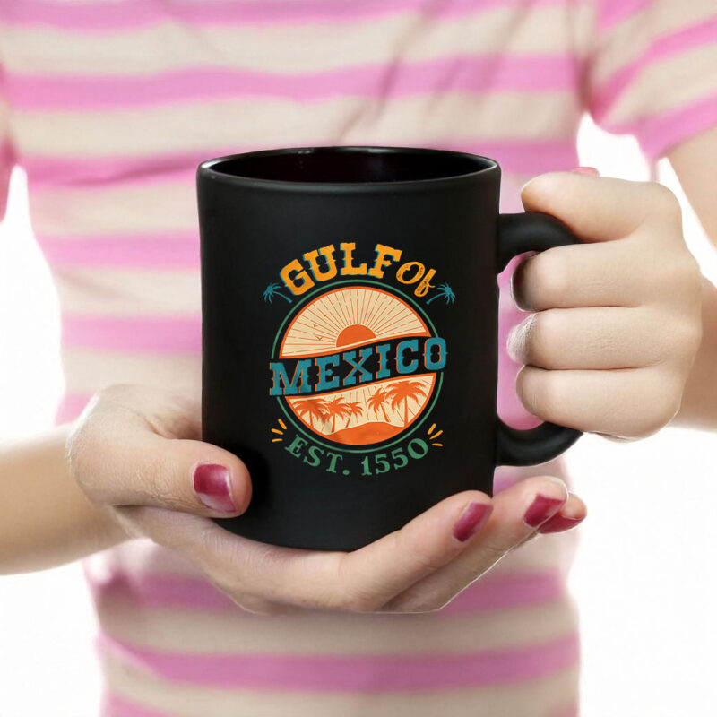 Gulf of Mexico Palms Summer Holiday Vacation Mug