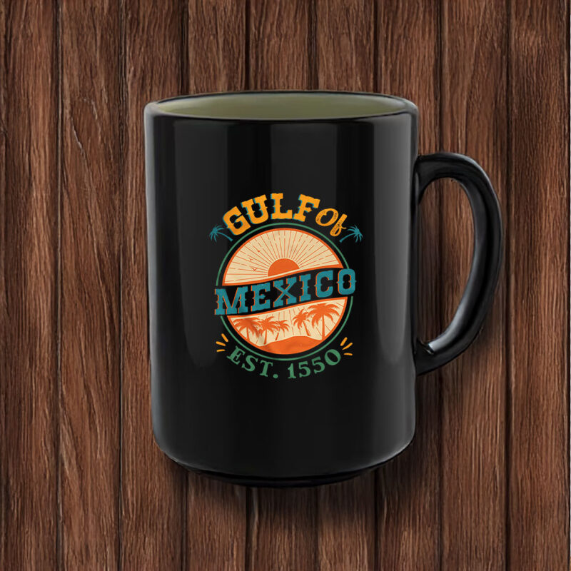 Gulf of Mexico Palms Summer Holiday Vacation Mug
