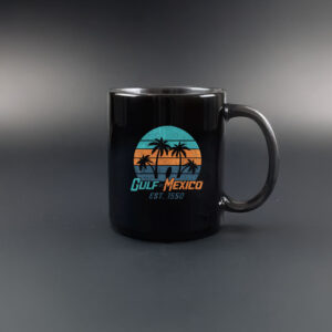 Gulf of Mexico Retro Vintage Beach Golfo de México Mug
