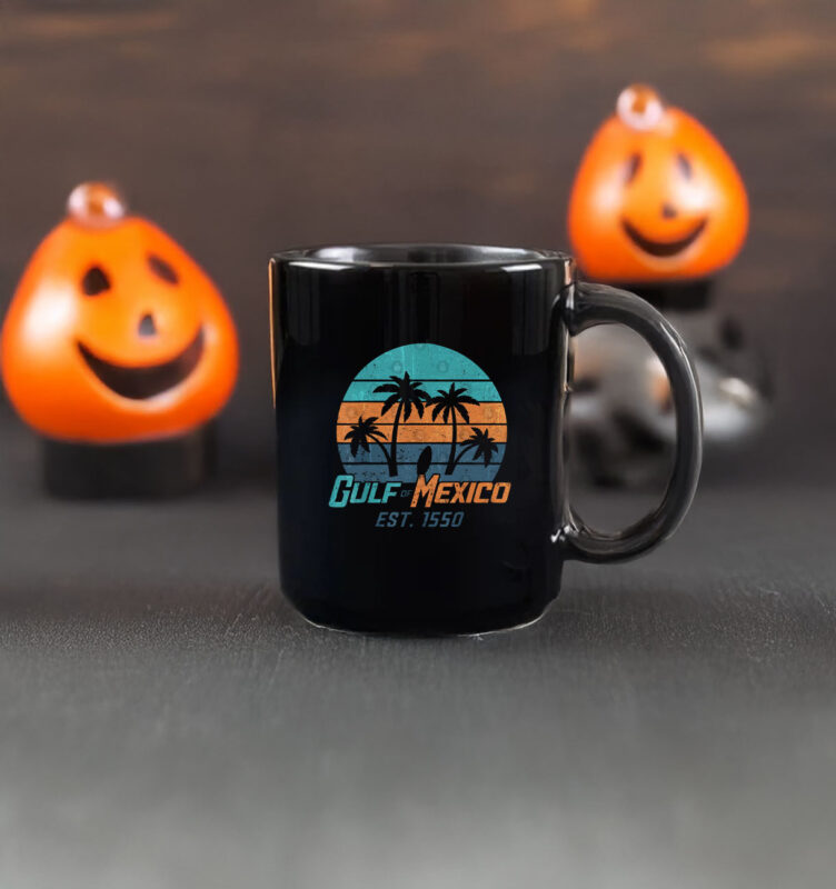 Gulf of Mexico Retro Vintage Beach Golfo de México Mug