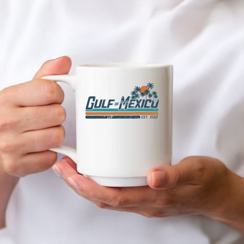 Gulf of Mexico Since 1550 Retro Vintage Beach Mug