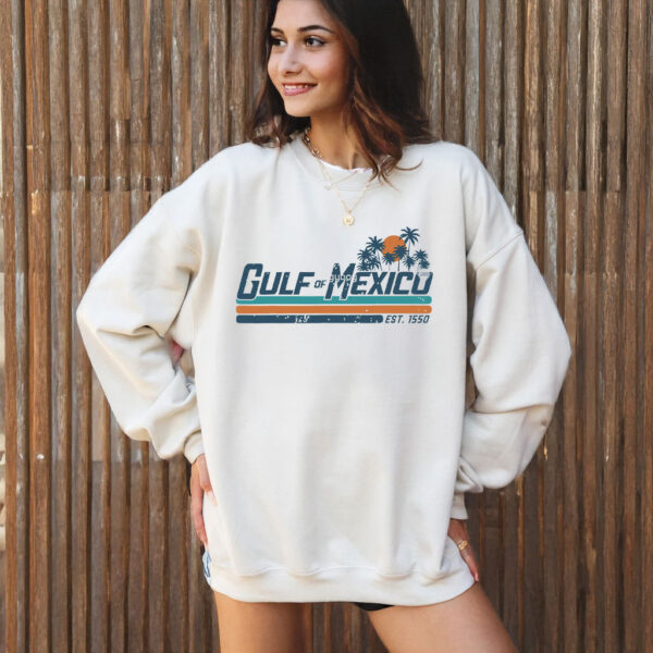 Gulf of Mexico Since 1550 Retro Vintage Beach T-Shirt