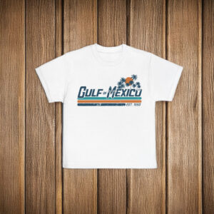 Gulf of Mexico Since 1550 Retro Vintage Beach T-Shirt