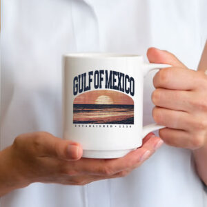 Gulf of Mexico Varsity Sunset Comfort Colors Mug
