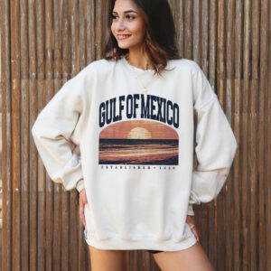 Gulf of Mexico Varsity Sunset Comfort Colors T-Shirt