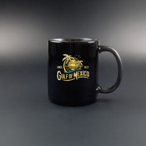 Gulf of Mexico Vintage Sunset Palm Trees Ocean Beach Retro Essential Mug