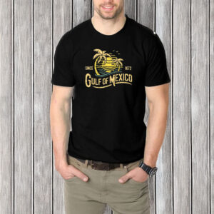 Gulf of Mexico Vintage Sunset Palm Trees Ocean Beach Retro Essential T-Shirt