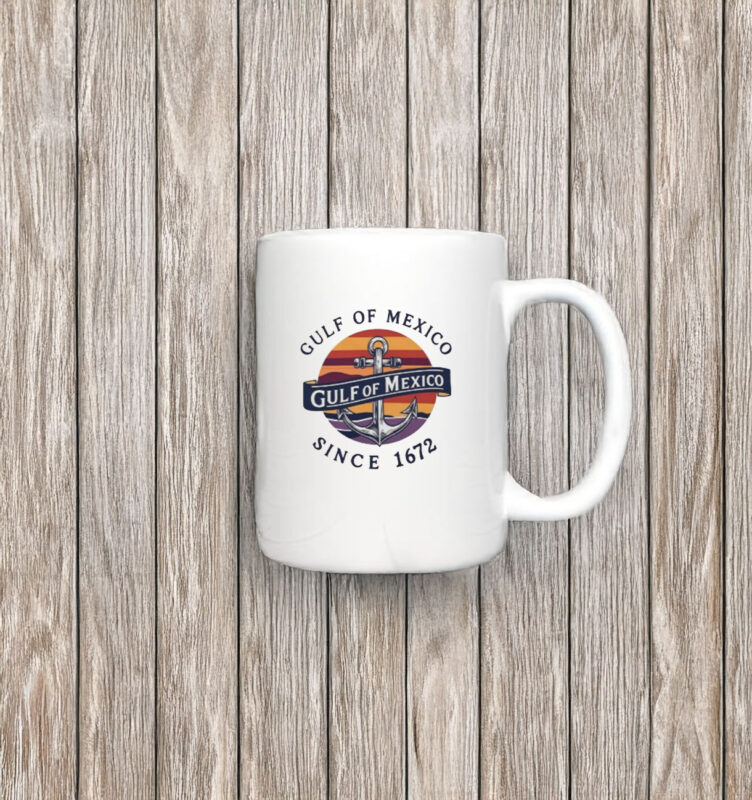 Gulf of Mexico since 1672 retro vintage Classic Mug