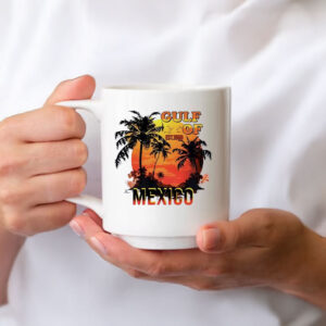 Offcial Gulf Of Mexico Est 1550 Vintage Sunset Mug