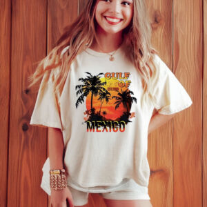 Offcial Gulf Of Mexico Est 1550 Vintage Sunset T-Shirt